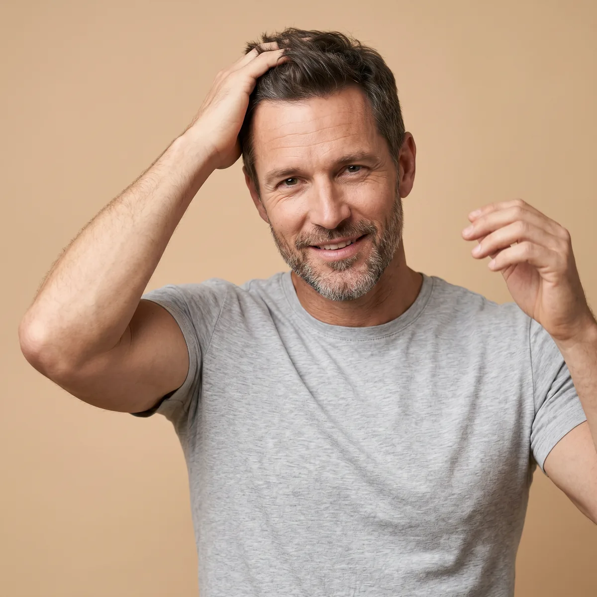 Man with thinning hair — Helix Seven hair growth