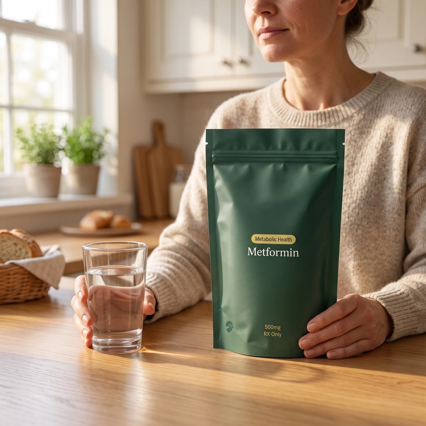 Metformin — part of a morning routine