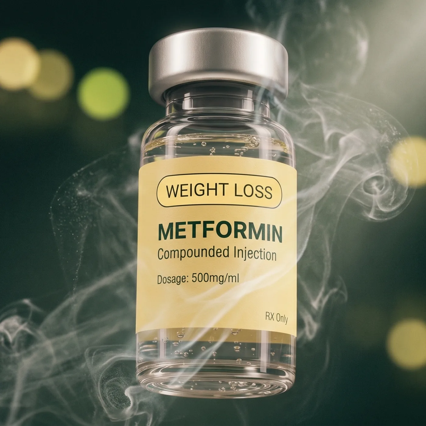 Metformin — vial, staged shot