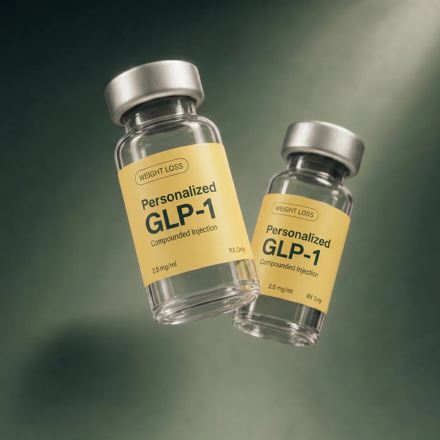 Compounded semaglutide — two vials