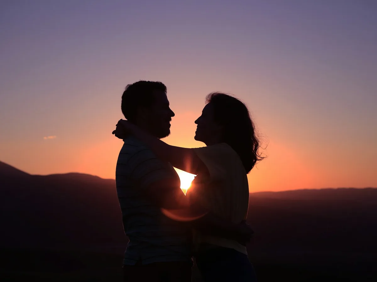Couple at sunset — Helix Seven better intimacy