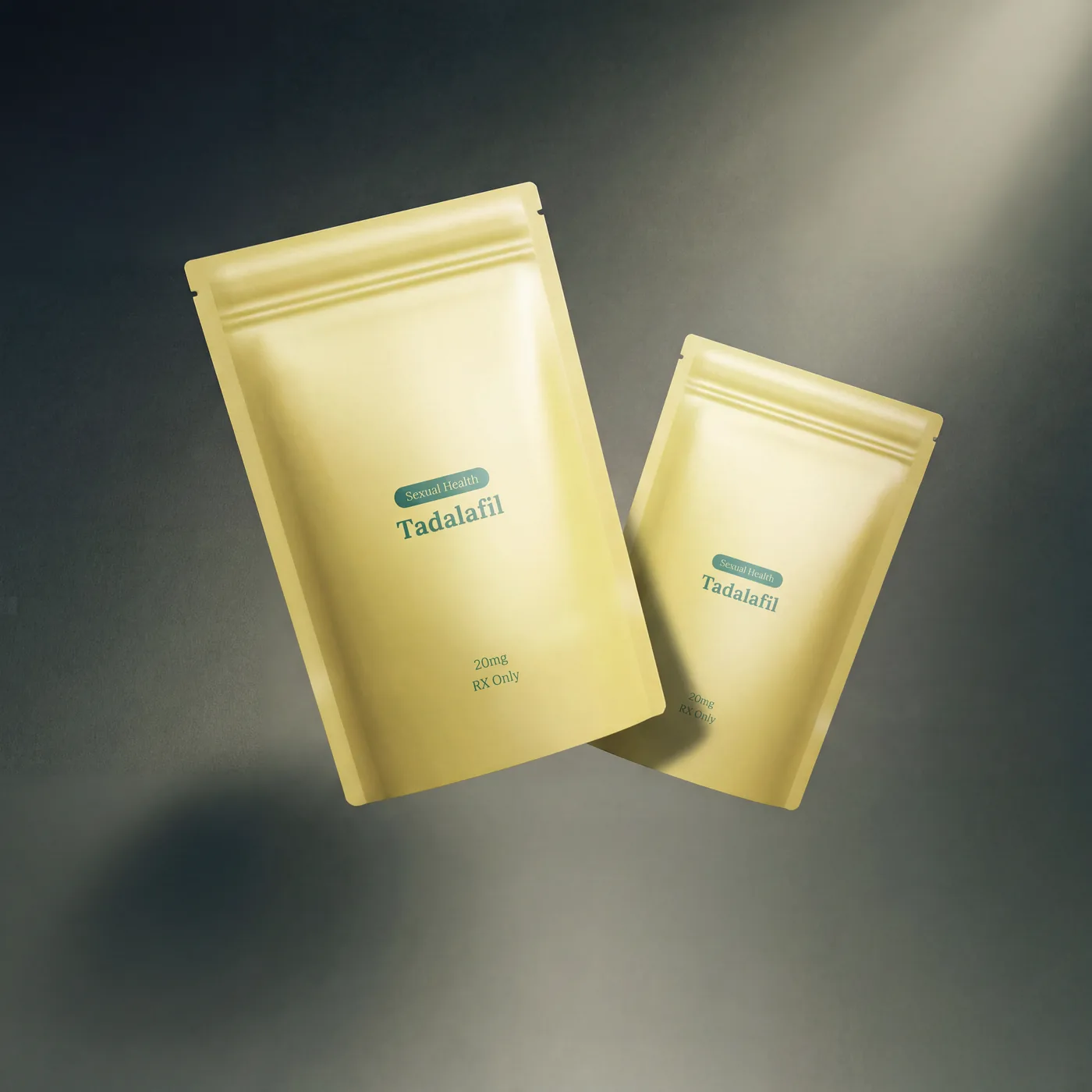 Tadalafil — Helix Seven pouch, front facing