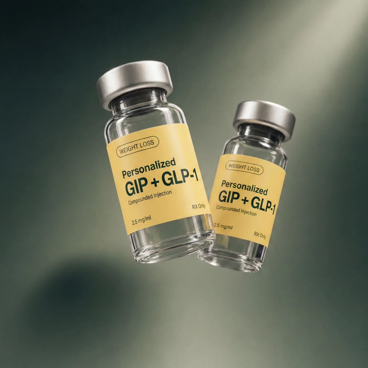 Compounded tirzepatide — two vials